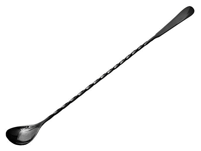 Ложка барная Lumian L0215 30 см, черная