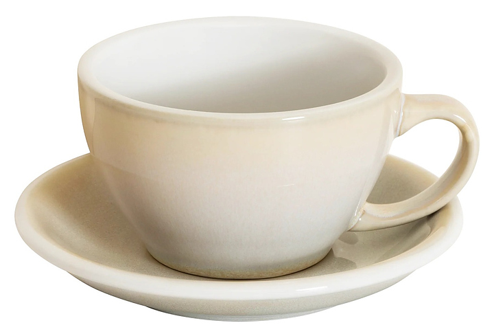 Кофейная пара Loveramics Egg Latte Cup 300-105BIV/140BIV 300 мл, бежевый (ivory)