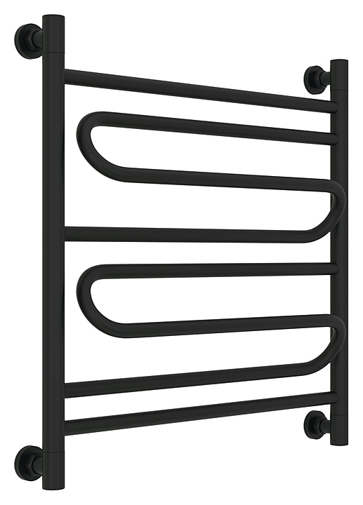 Полотенцесушитель водяной Сунержа Элегия+ 60x60 см матовый черный