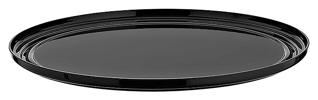 Поднос для подачи Gastroplast GFT-14/B d=38,5 см (поликарбонат) черный