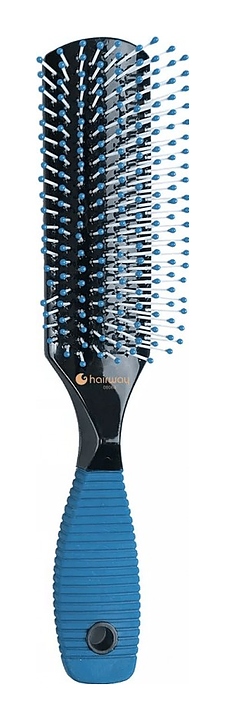 Щетка массажная Hairway Rainbow 08068, 9 рядов