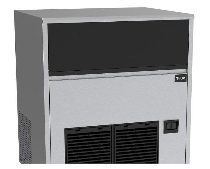 Льдогенератор T-LUX IM 6640C Кубик Шляпка, с бункером 40 кг