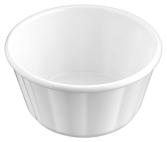 Соусник Gastroplast GS-08 130 мл d=85 мм h=45 мм (поликарбонат) белый