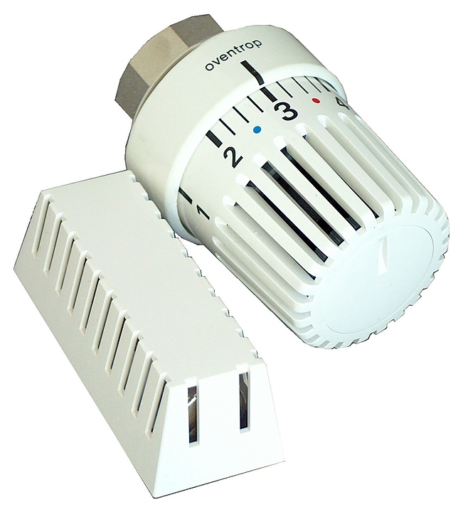 Термостат с выносным датчиком Oventrop Uni LH 1011682, М 30х1.5, капилляр 2 м, без нулевой отметки, белый