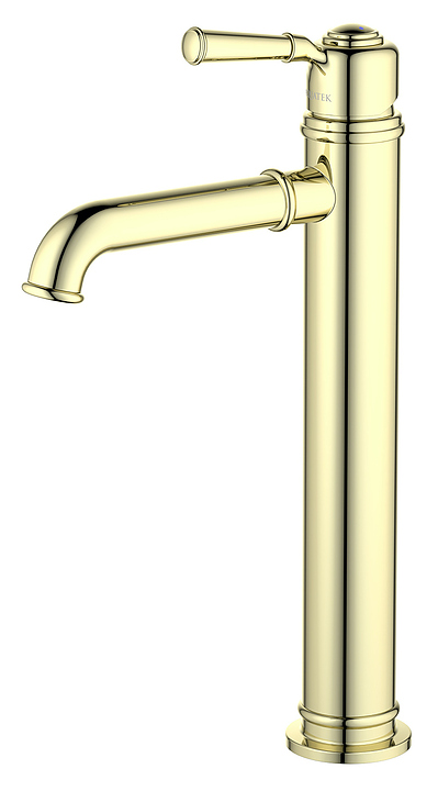 Смеситель для раковины Aquatek Классик AQ1504PG полированное золото