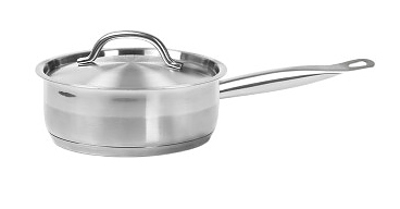 Сотейник Luxstahl Optima кт661 1.2 л d 160 мм h 60 мм, нерж. сталь