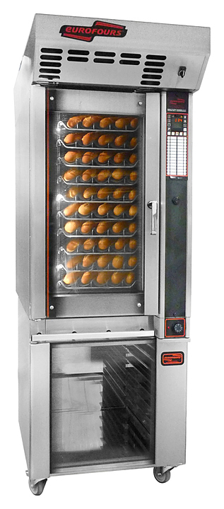 Печь конвекционная Eurofours FVE10A-20 + шкаф расстоечный FET-A + зонт вытяжной FHV-EA