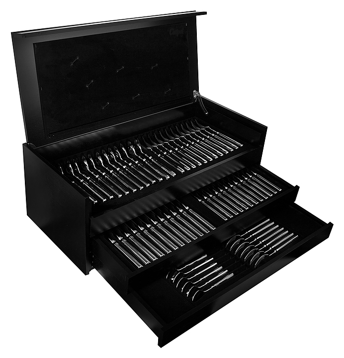 Набор столовых приборов CUTIPOL Line L.72 72 шт. на 12 персон, зеркальная сталь