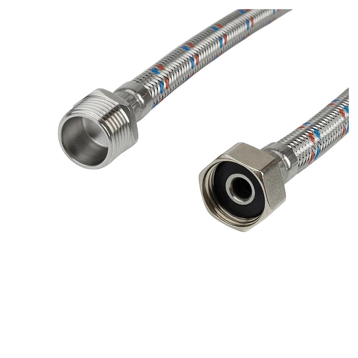 Подводка гибкая IDDIS Optima Home 926BBS05ZP F1/2xM1/2, 0.5 м