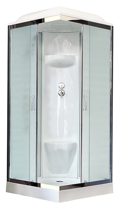 Душевая кабина Royal Bath RB80HP6-WC-CH 80х80 см