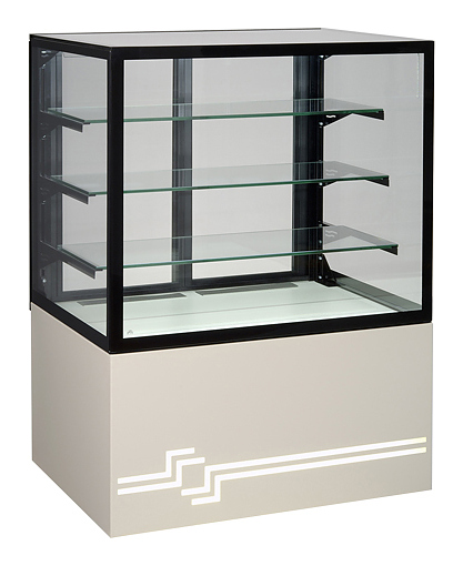 Витрина кондитерская UNIS Cube II 1000 серая