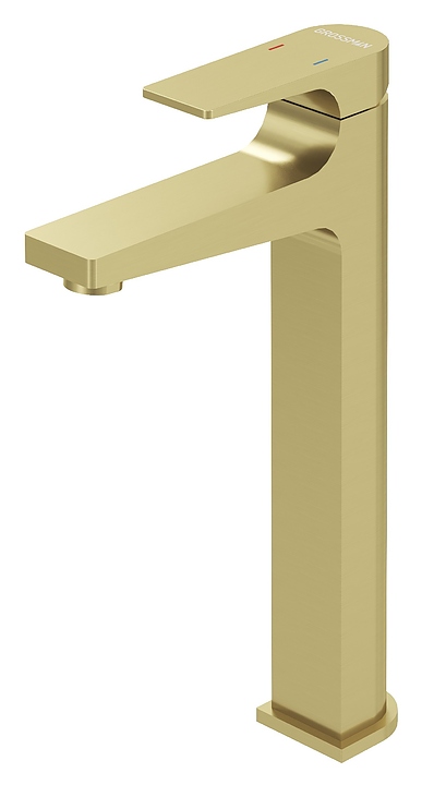 Смеситель для раковины Grossman Classic 520.K35.04.320 золото сатиновое