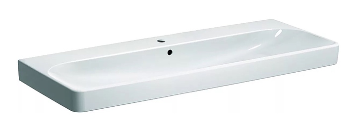 Раковина Geberit Smyle Square 120 120х48 см, белая