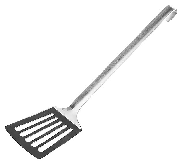 Лопатка перфорированная Pintinox 509277-00 L=37 см, B=7,9 см (нерж сталь) серебристая