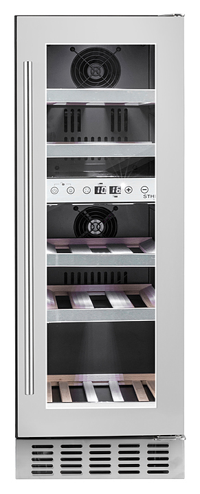 Винный шкаф Temptech STHLM STX30DS нерж. сталь
