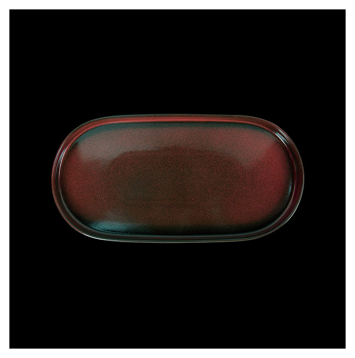 Блюдо овальное Corone Cocorita TTSY1306 360х180 мм, красное