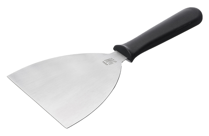Лопатка кухонная MGprof 80927 26 см 12х12.5 см прямая, нержавеющая сталь