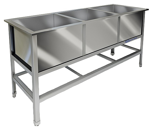 Ванна моечная KAYMAN К-ВМО-3/1750/630