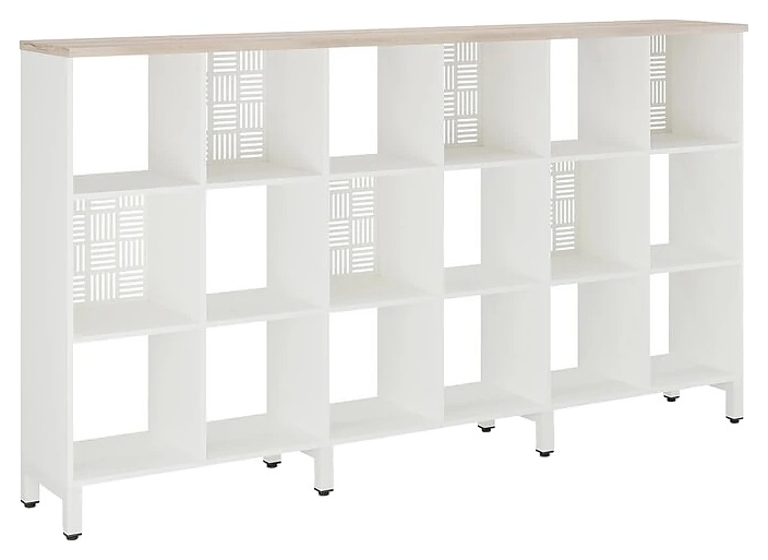 Стеллажная система КОБОР SQ-3Х6 white/natural
