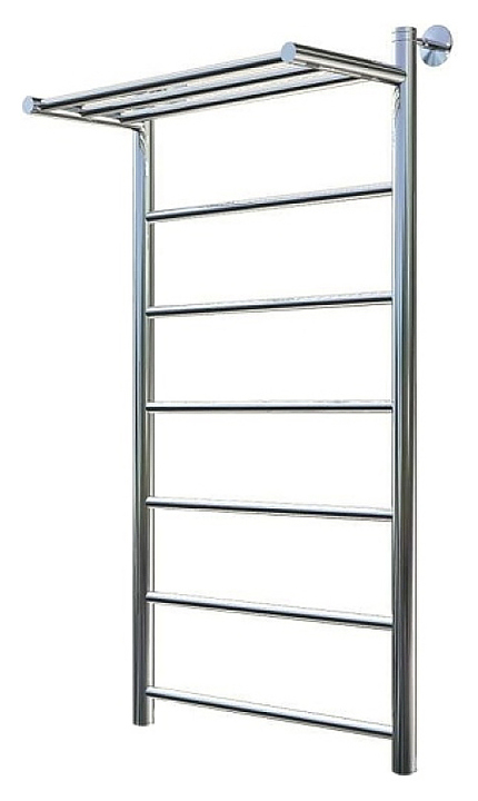 Полотенцесушитель водяной с полочкой Тругор Аспект НК 1 П 100х50 см (без углов), хром