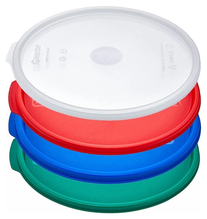 Крышка для контейнера Gastroplast GRPPL-2 d=18 см (полипропилен) зеленая