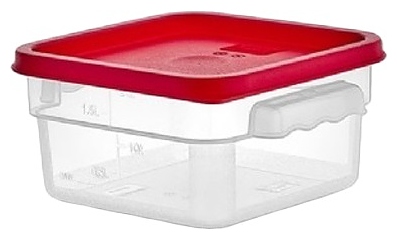 Контейнер для продуктов Gastroplast GSPP-2 1,9 л 20х19 см h=9,7 см (полипропилен) прозрачный