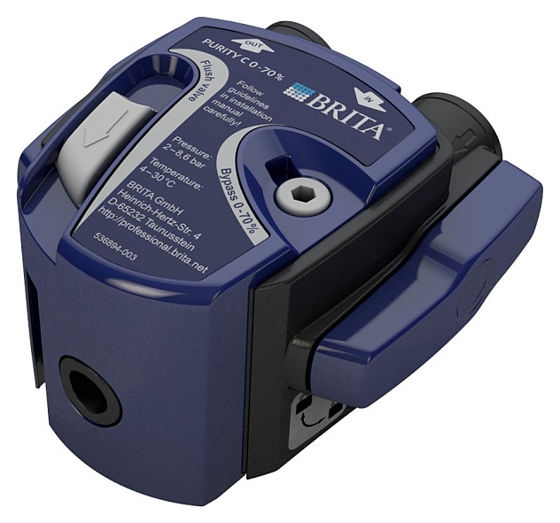 Головная часть фильтра Brita с bypass 0-70% со слайдером,  JG8 (с уценкой)