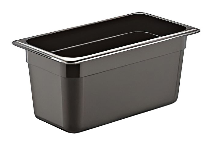 Гастроемкость Gastroplast 76773 GN 1/4-150 (265х162х150) полипропилен, черный