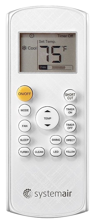 Беспроводной пульт управления Systemair SYSCONTROL RM 57