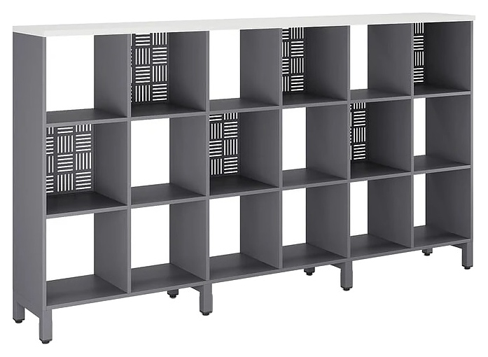 Стеллажная система КОБОР SQ-3Х6 graphite/premium