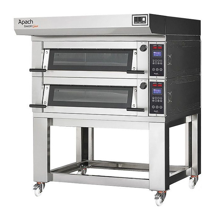 Печь конвекционная Apach BAKERY LINE E2L118PA + E2L124PALHSE DPBI-T (подовая с подставкой, с направляющими)