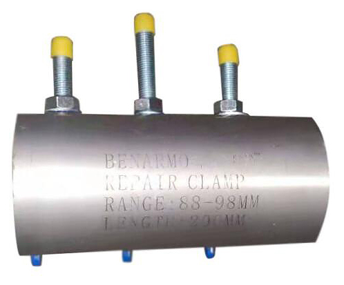 Хомут ремонтный с замком Benarmo Ду 150 Дн 158-172 L=200 мм