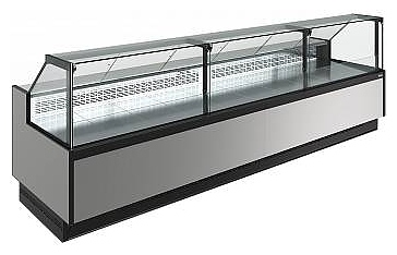 Витрина нейтральная Carboma Bavaria 4 GC110 N 3,75-1 версия 2.0 9006-9005 (без боковин)