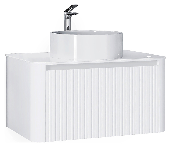 Тумба под раковину Jorno Lumino 80 Lum.01.80/P/W/JR 80 см