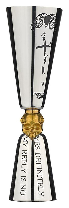 Джиггер P.L. Barbossa Bad Guys Bar Mixology-6 Golden Skull