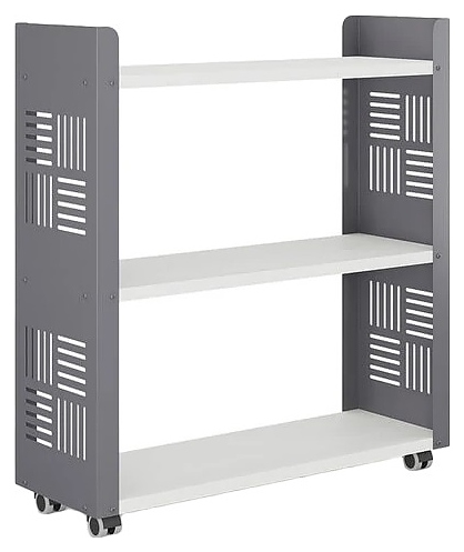 Стеллаж мобильный КОБОР SM3-90/30 graphite/premium