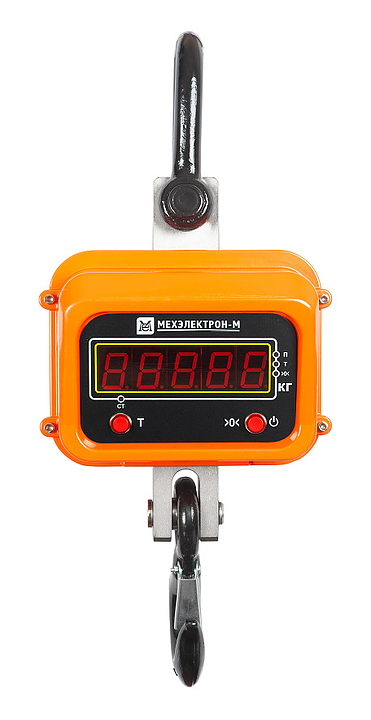 Крановые весы Мехэлектрон-М ВКМ-X-3000-Д (ПДУ-3) LED (аккумулятор) оранжевый