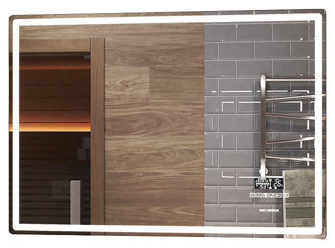 Зеркало VIGO Geometry Media 1000 100х70 см