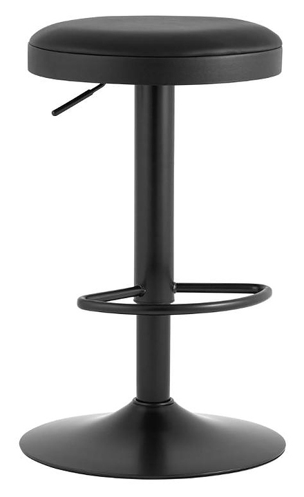 Стул барный Stool Group Бри NS, черный PU, черная ножка