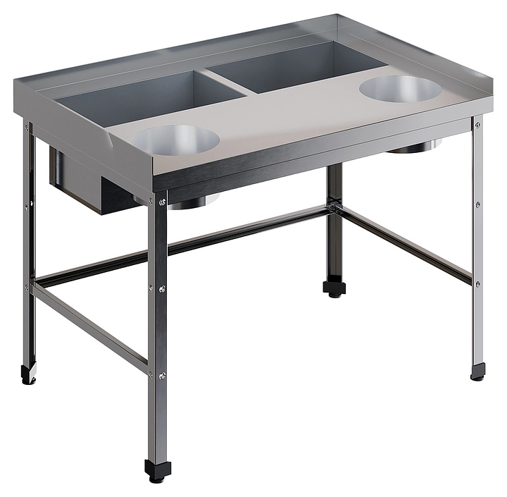 Стол для сбора отходов Restoinox СДК-15/8-ЭН