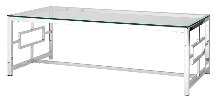 Стол журнальный Stool Group 120*60 Бруклин серебро