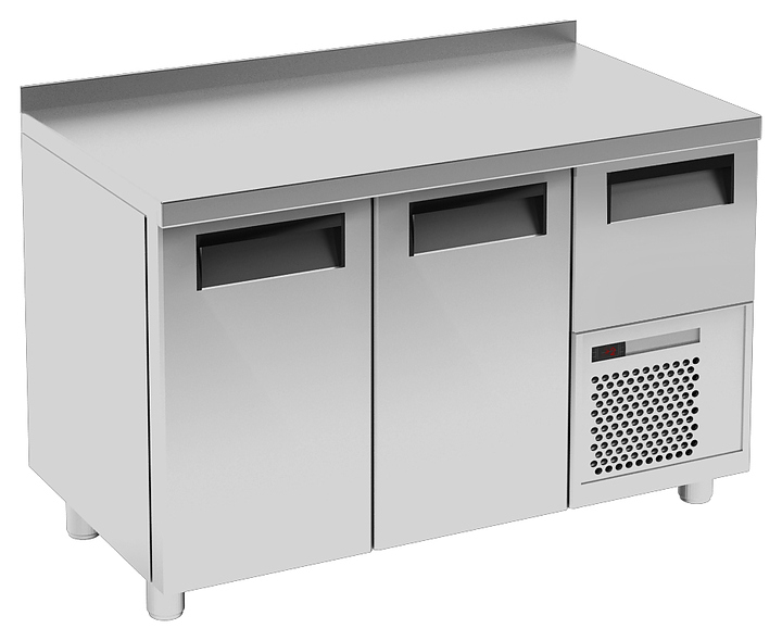 Стол холодильный Carboma T57 M2-1 0430-2 (BAR-250) с бортом