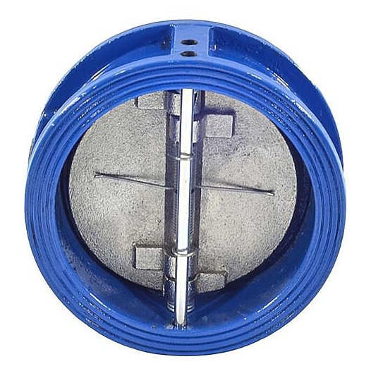 Клапан обратный Россия чугун 2/створ Ду 600 Ру16 межфл створки чугун Китай