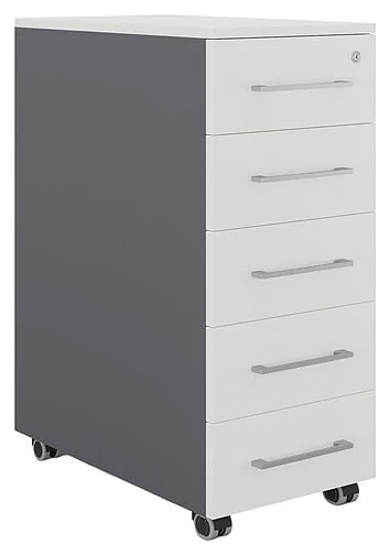 Тумба мобильная КОБОР TМ5-40/80 graphite/premium