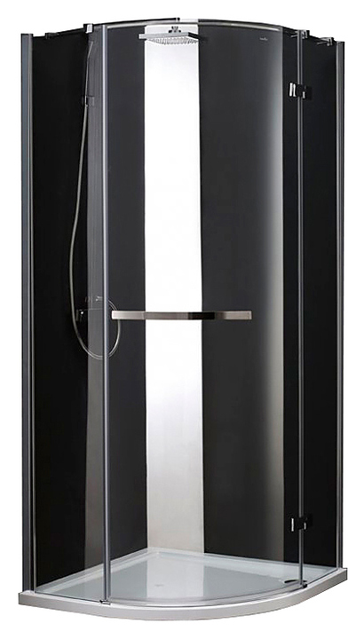 Уголок душевой CEZARES BERGAMO-W-R-1-100-ARCO-C-Cr-R-IV 100х100х200 см