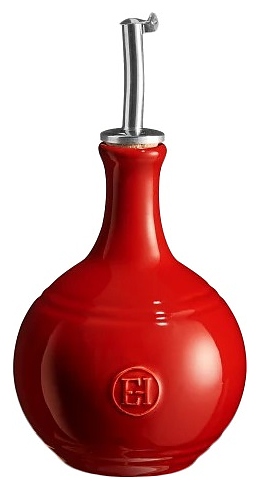 Бутылка для масла и уксуса Emile Henry 340216 400 мл d=10,4 см h=21 см (керамика) красная