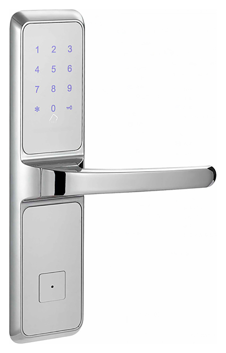 Замок электронный OZLOCKS HL-F39/SM/MF Mifare Smart хром
