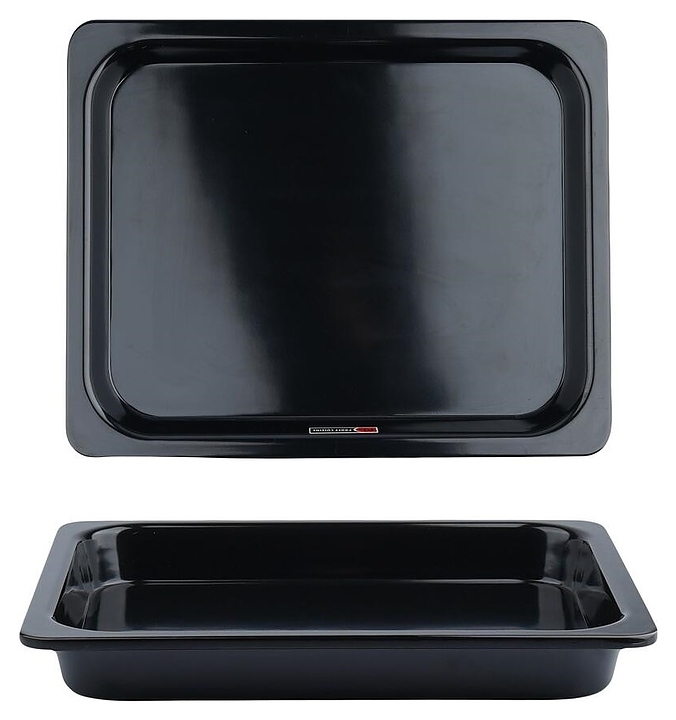Гастроемкость P.L. Proff Cuisine 81222614 Black GN 1/2 (325x265х40) 2,5 л (меламин) черная
