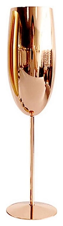 Рюмка коктейльная P.L. Barbossa 81222536 Flute B'Guys 280 мл d=6,5/5,1 см h=25,2 см (нерж. сталь) медная