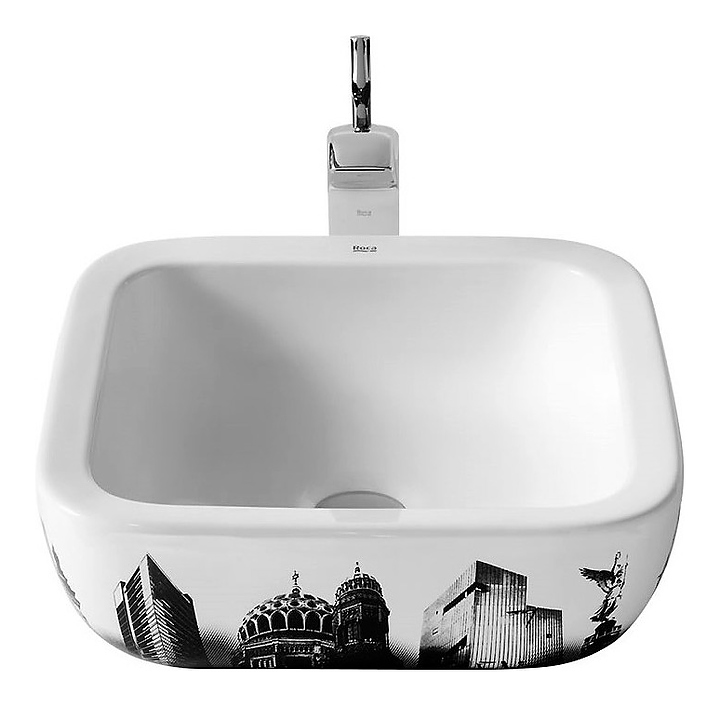 Раковина накладная Roca Urban 732765G00U 40х40 см, керамика
